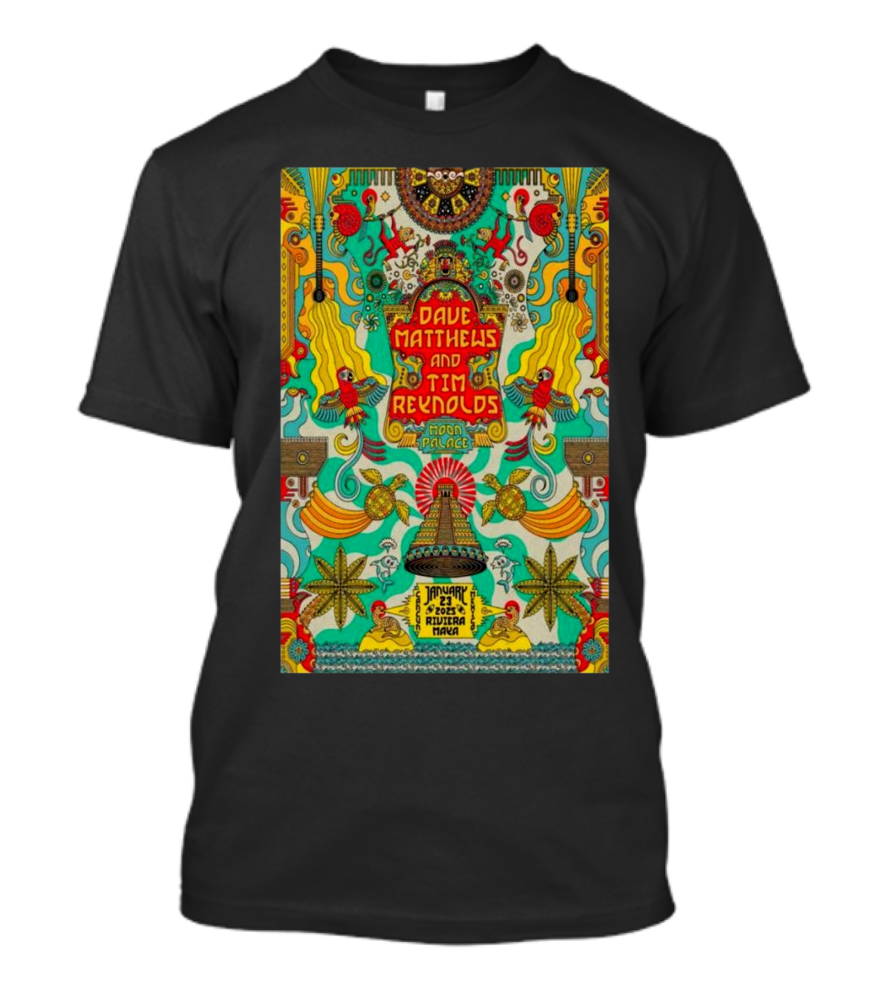 Dave Matthews And Tim Reynolds Moon Palace Riviera Maya, MX Jan 23 2025 Event T-Shirt