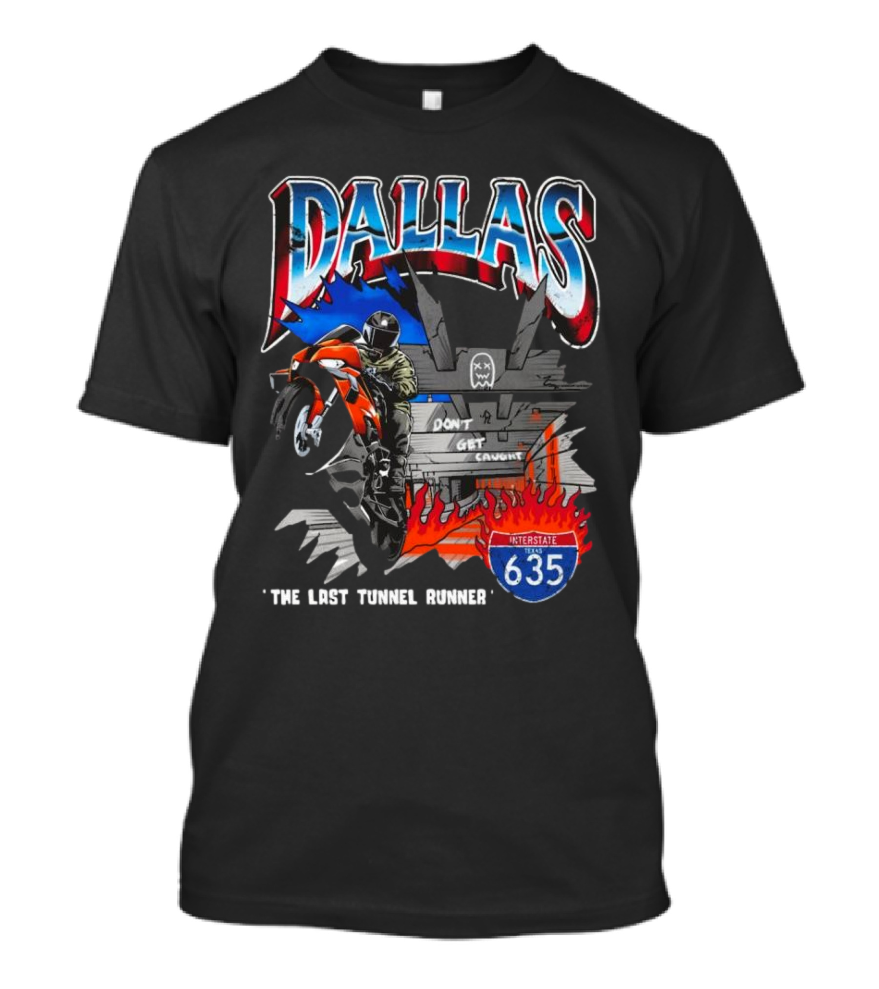 Dallas Ghost Racing The Last Tunnel Runner T-Shirt