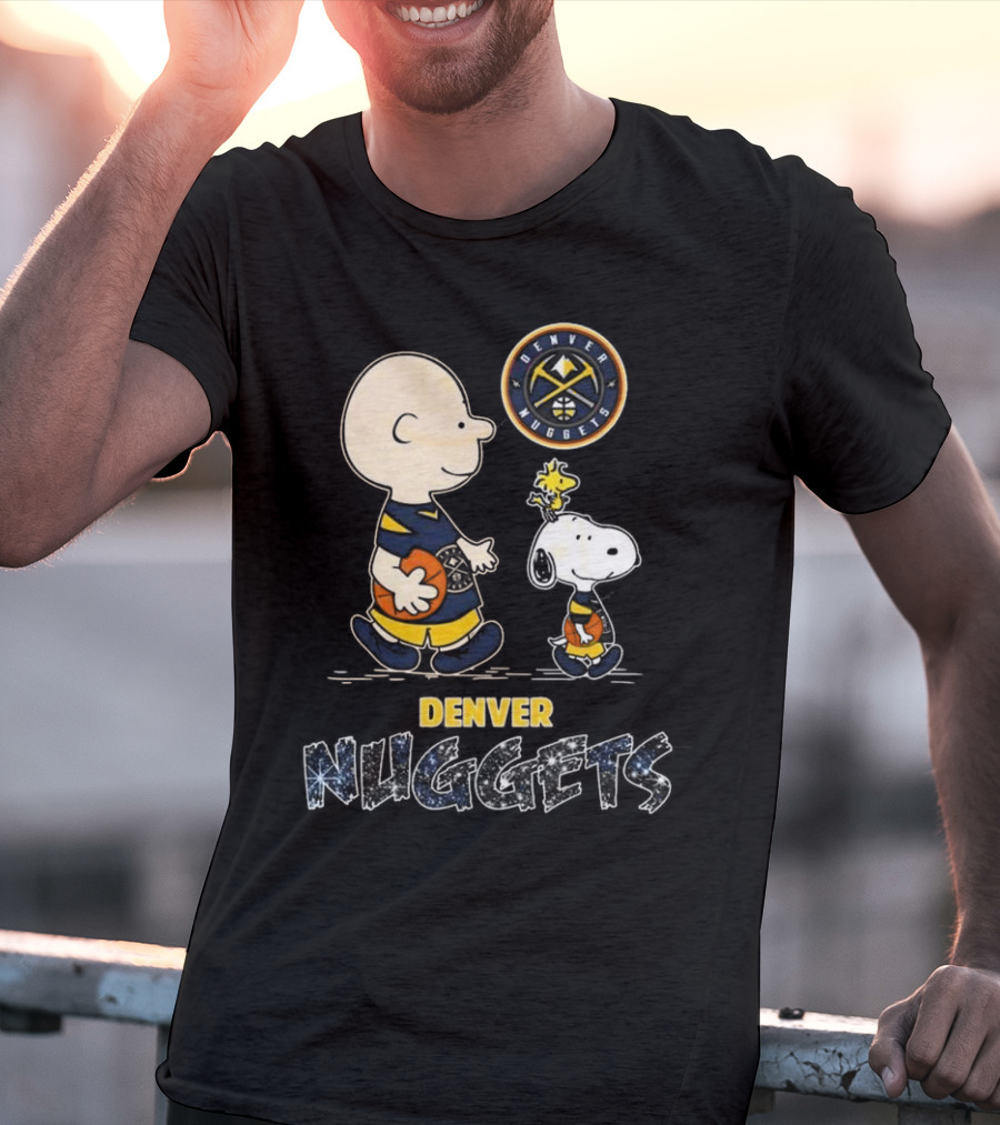 Denver Nuggets Basketball Peanuts Snoopy 2025 T-Shirt