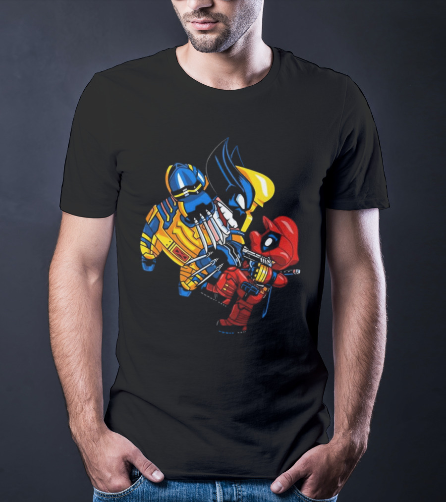 Deadplumber And Warverine Mashup Battle T-Shirt