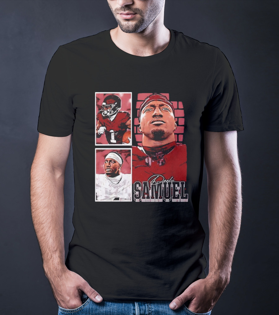 Deebo Samuel Washington Commanders NFLPA Football Signature Vintage T-Shirt