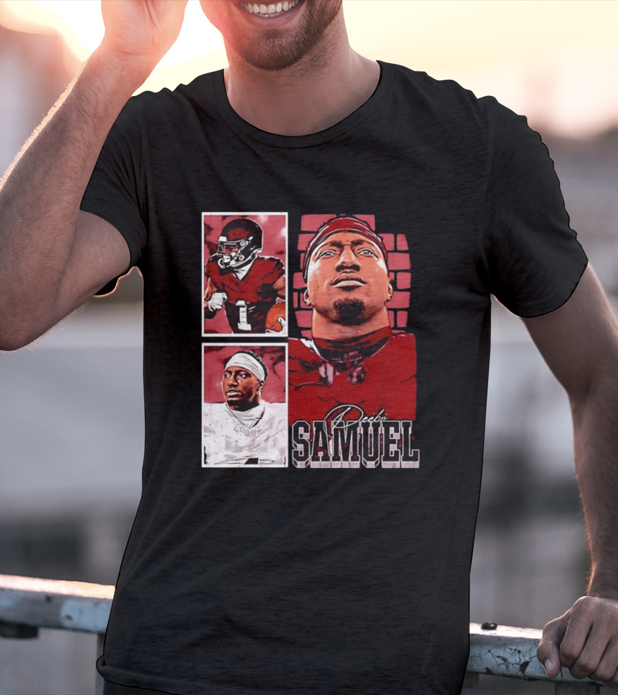 Deebo Samuel Washington Commanders NFLPA Football Signature Vintage T-Shirt