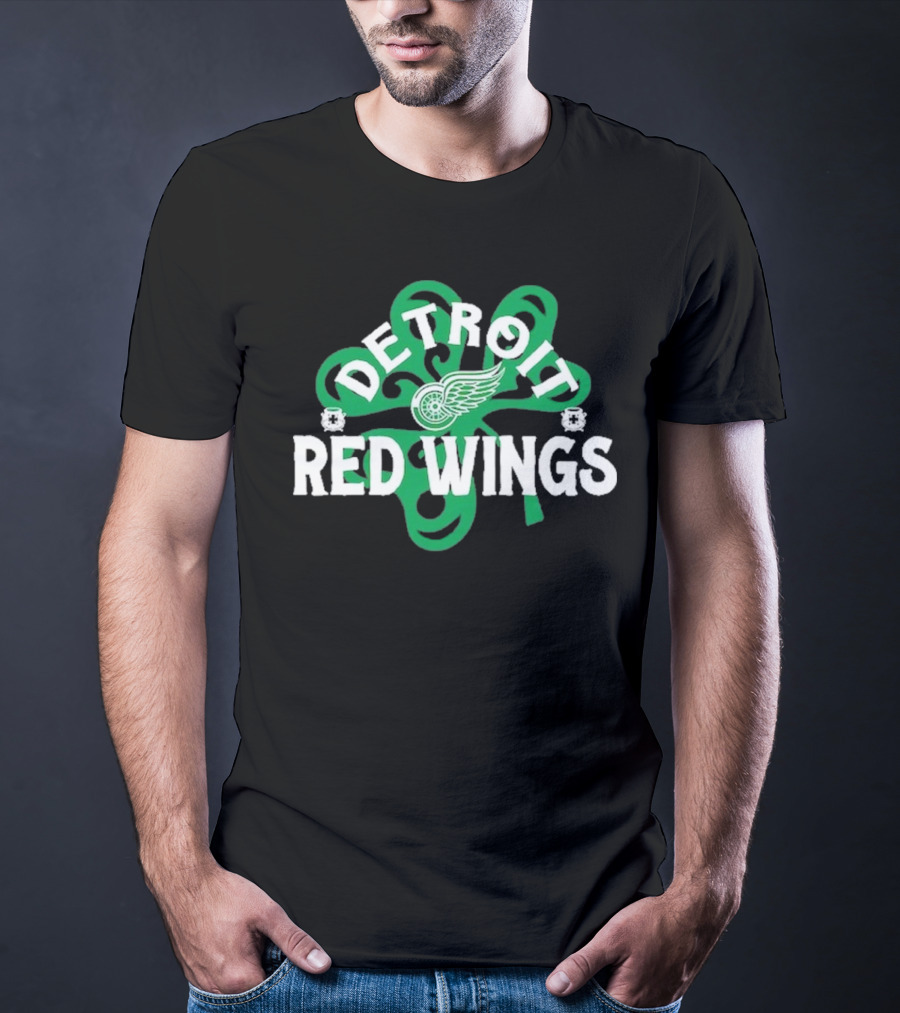 Detroit Hockey St. Patrick’s Day Richmond Shamrock T-Shirt