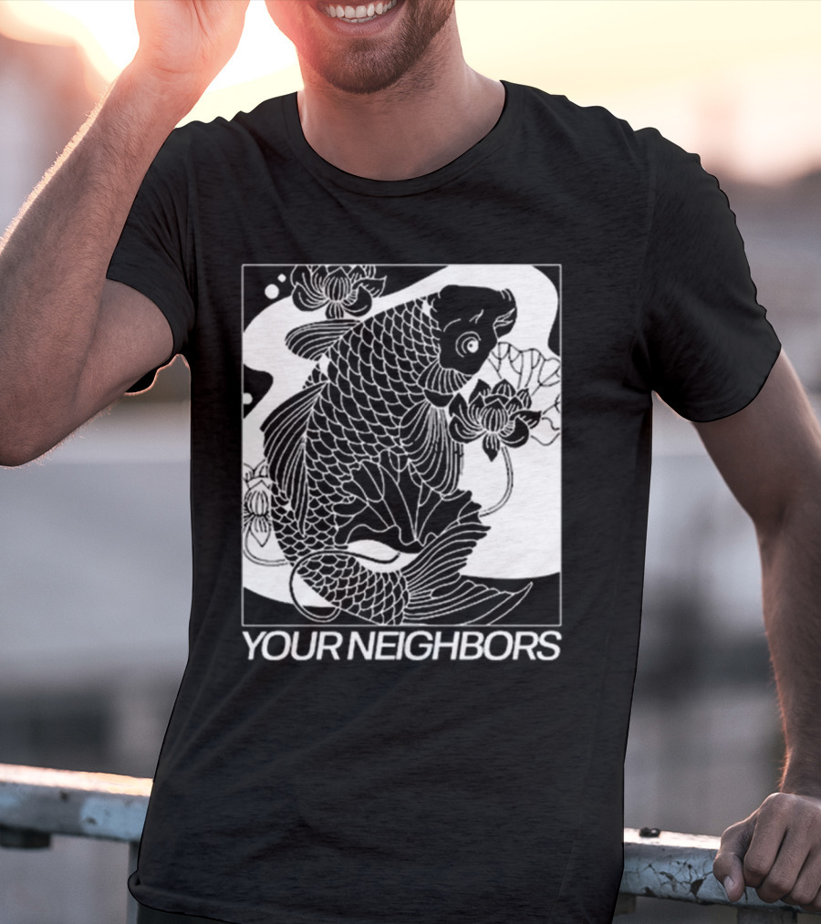 Down Right Your Neighbors Koi T-Shirt