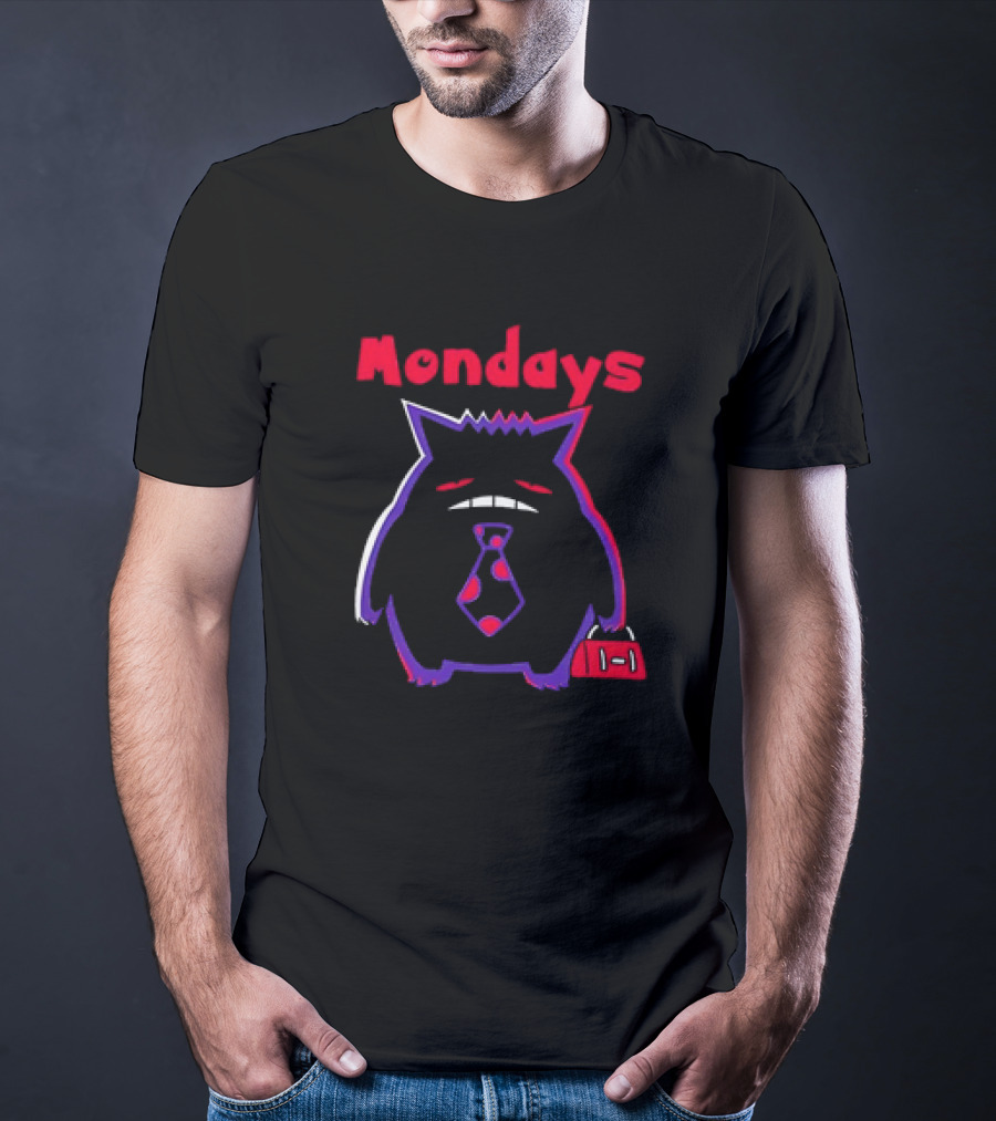 Even Gengar Hates Mondays T-Shirt