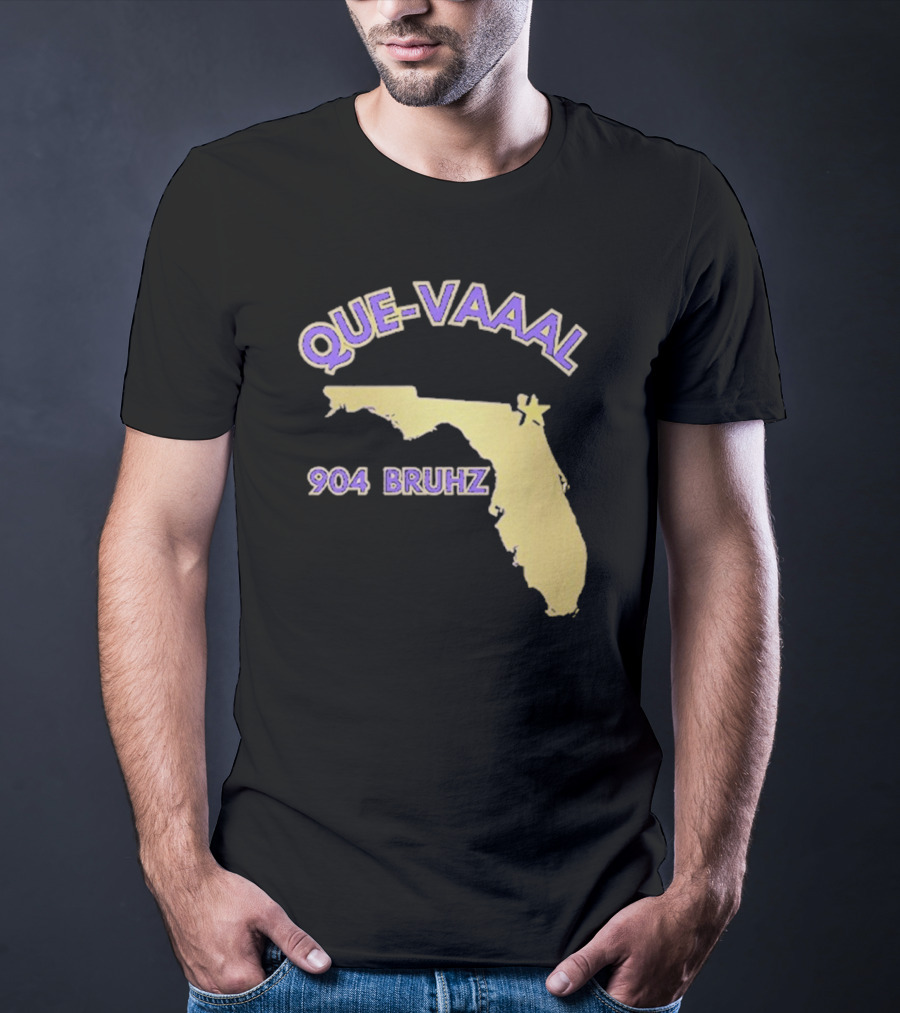 Florida State Map 904 Bruhz Que-Vaaal T-Shirt