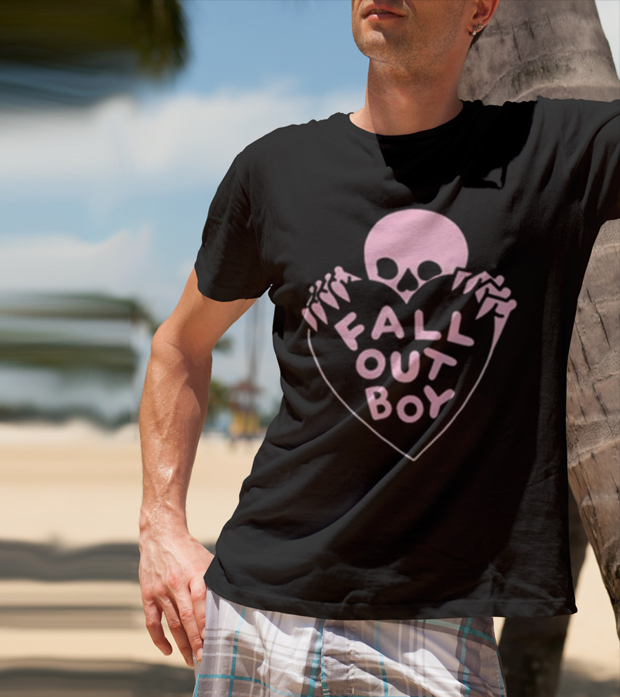 Falloutboy Skeleton Heart T-Shirt