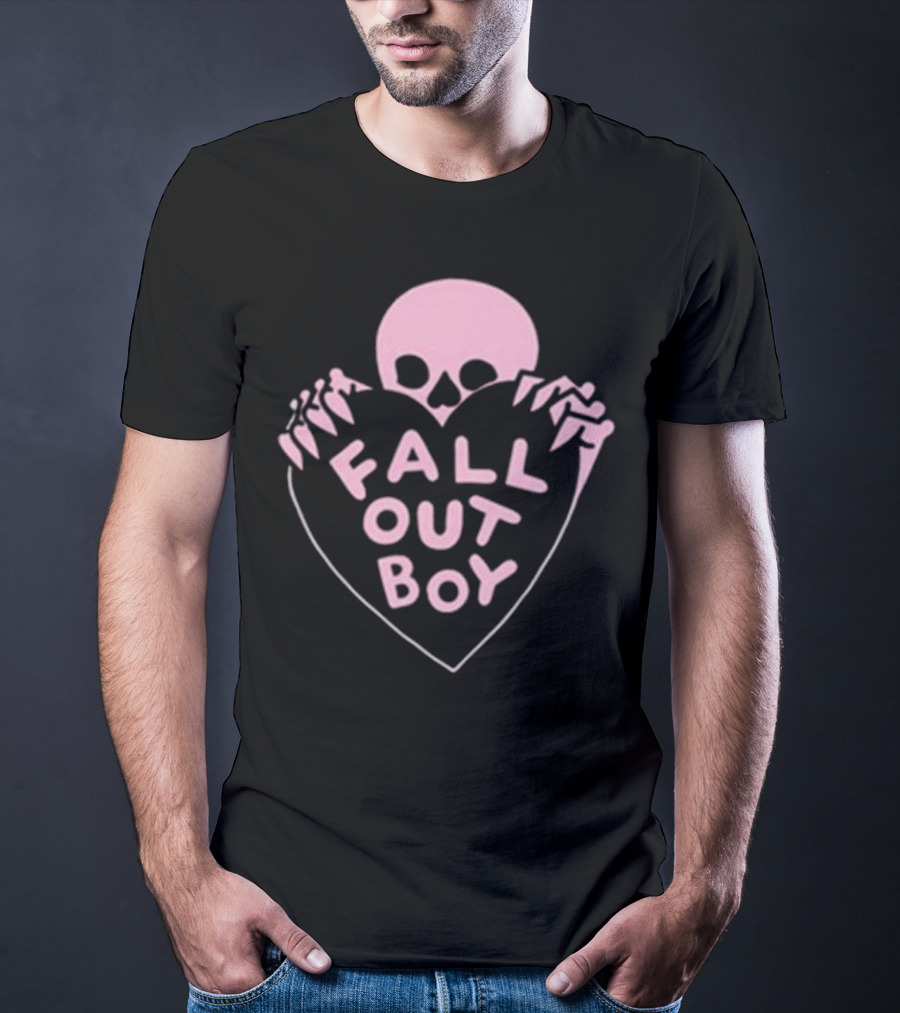 Falloutboy Skeleton Heart T-Shirt