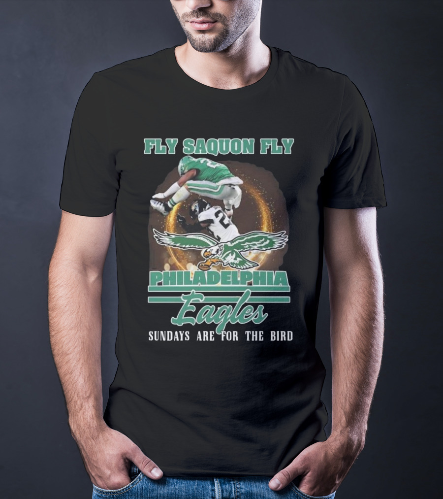 Fly Saquon Fly Philadelphia Eagles Sundays Are For The Bird T-Shirt