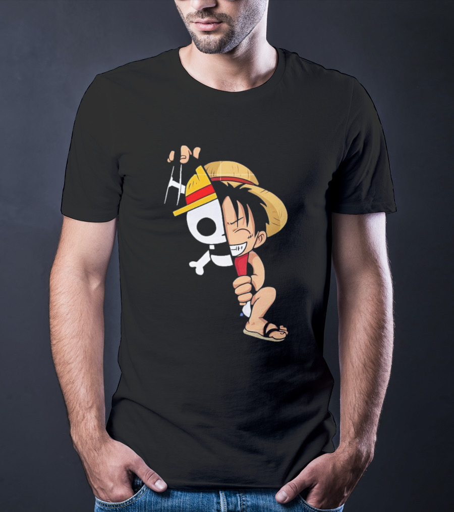 Funny Monkey D Luffy One Piece Anime Character T-Shirt