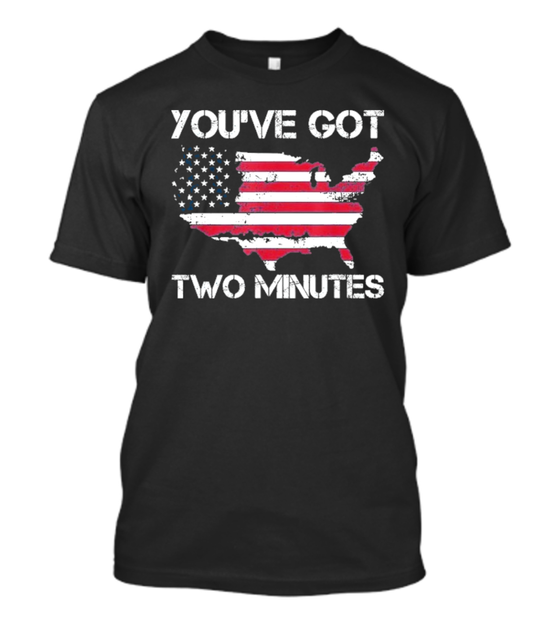 Funny You’Ve Got Two Minutes Map T-Shirt
