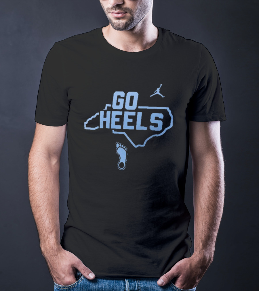 Go Heels Map Logo T-Shirt