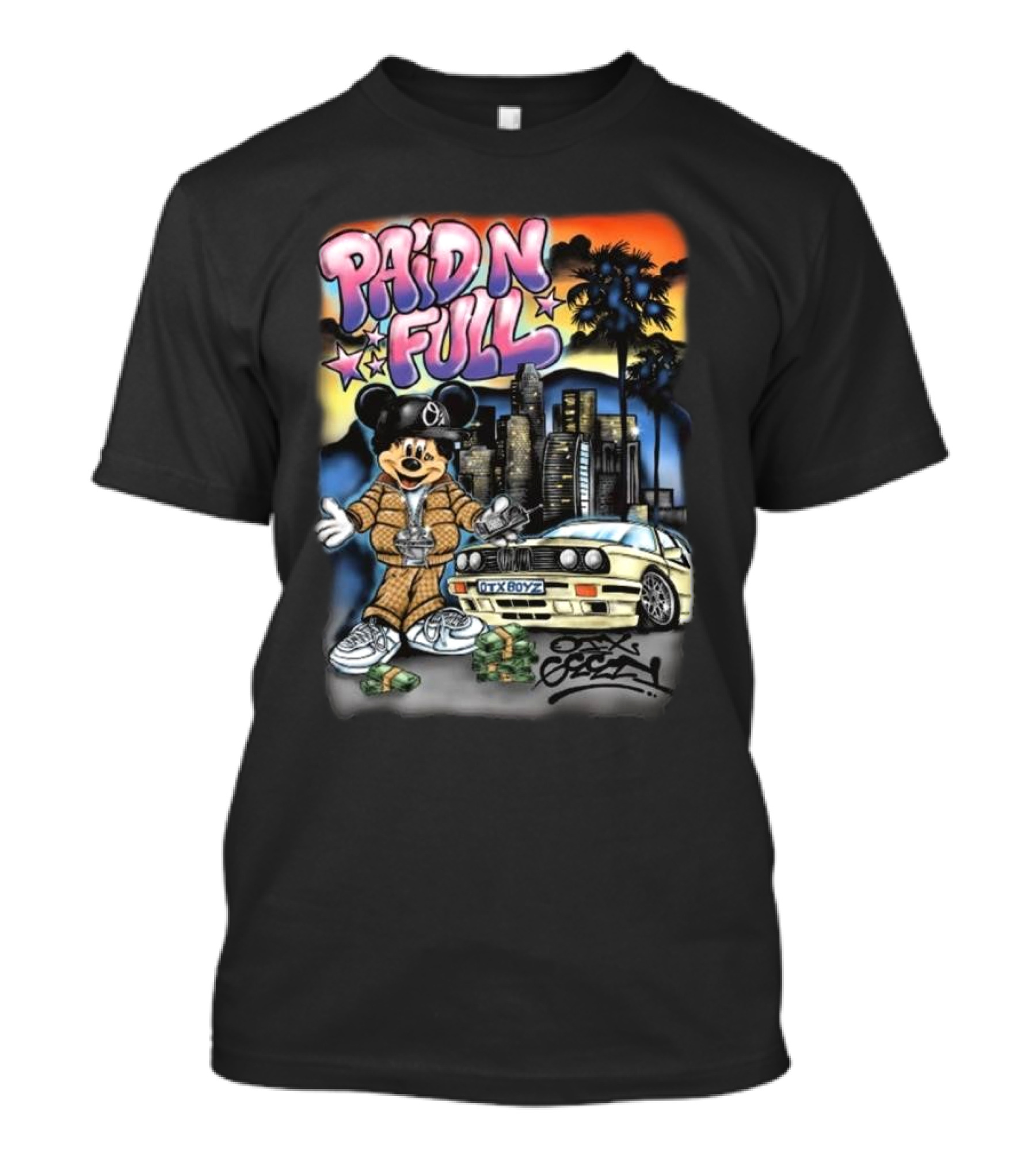 Geezyworld Official Paid N Full T-Shirt