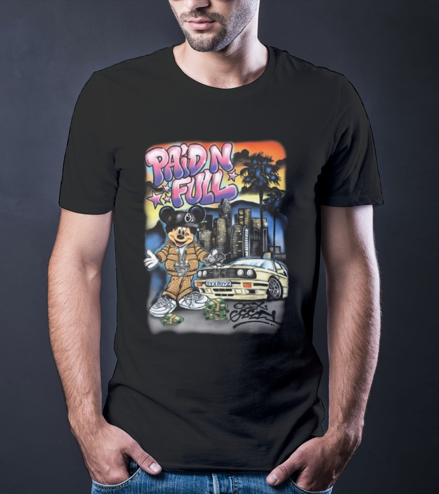 Geezyworld Official Paid N Full T-Shirt