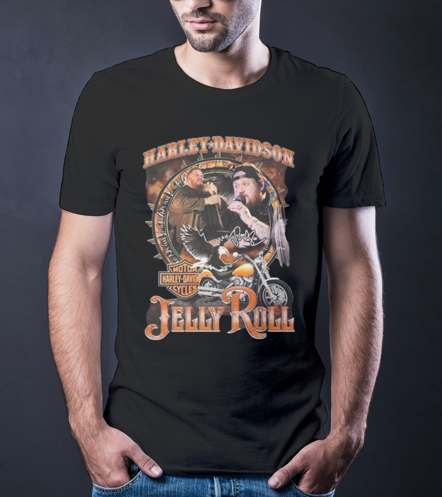 Harley-Davidson Jelly Roll Signature News 2025 T-Shirt