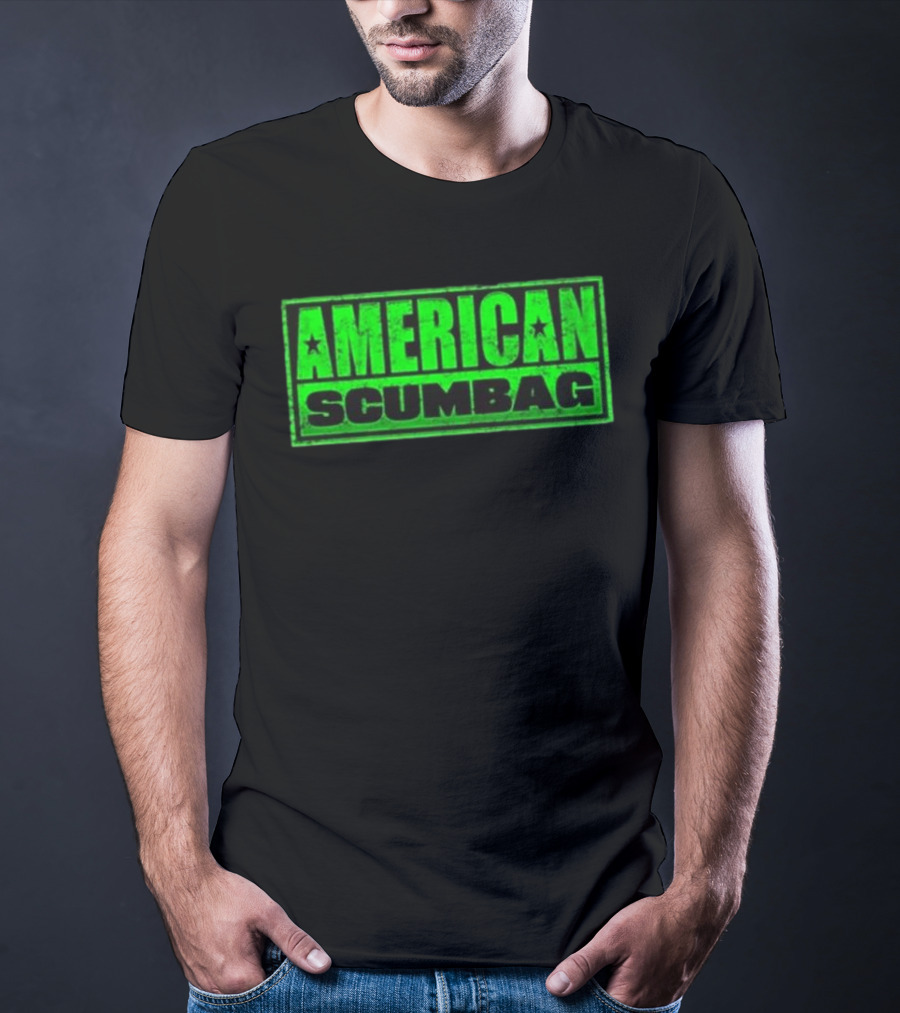 Hazheart American Scumbag Logo T-Shirt