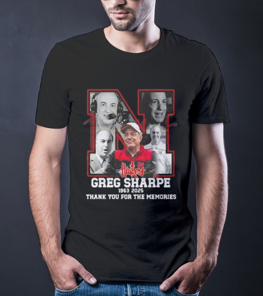 Greg Sharpe 1963-2025 Thank You For The Memories T-Shirt