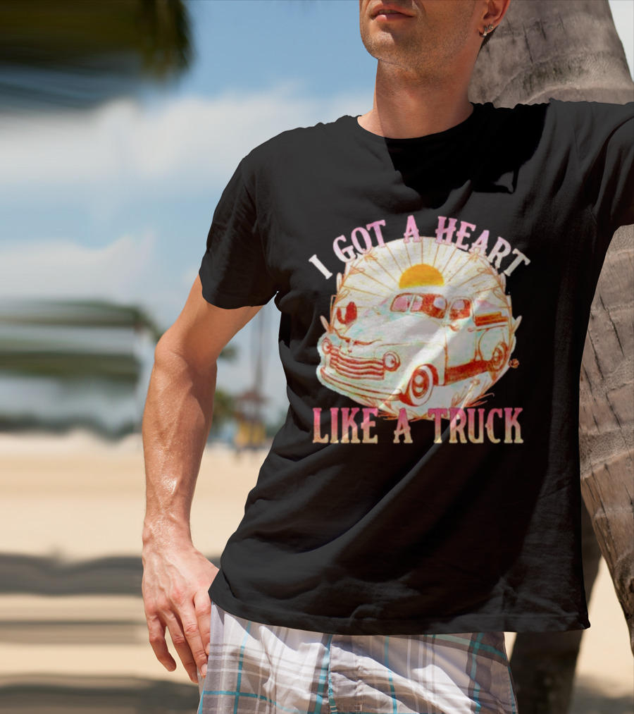 Heart Like A Truck Western Boho Sunset Desert T-Shirt