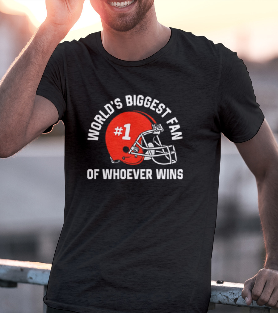 Helmet World’s Biggest Fan Of Whoever Wins T-Shirt