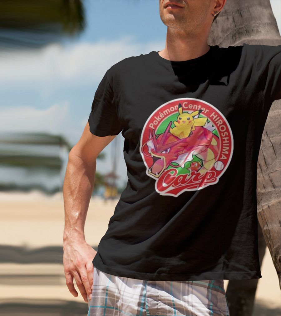 Hiroshima Toyo Carp X Pokémon Center Hiroshima T-Shirt