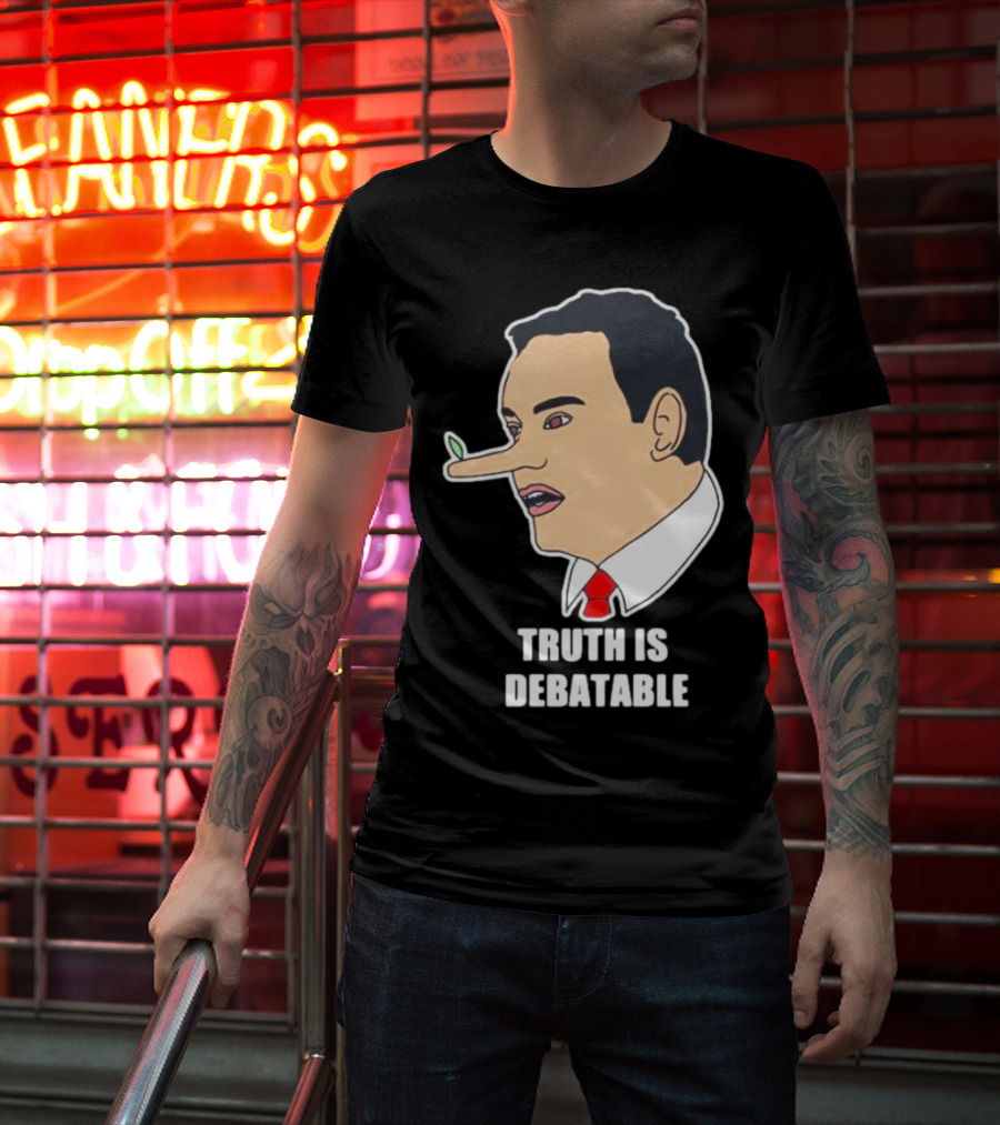Funny George Santos Congressman Truth Is Debatable Nose T-Shirt