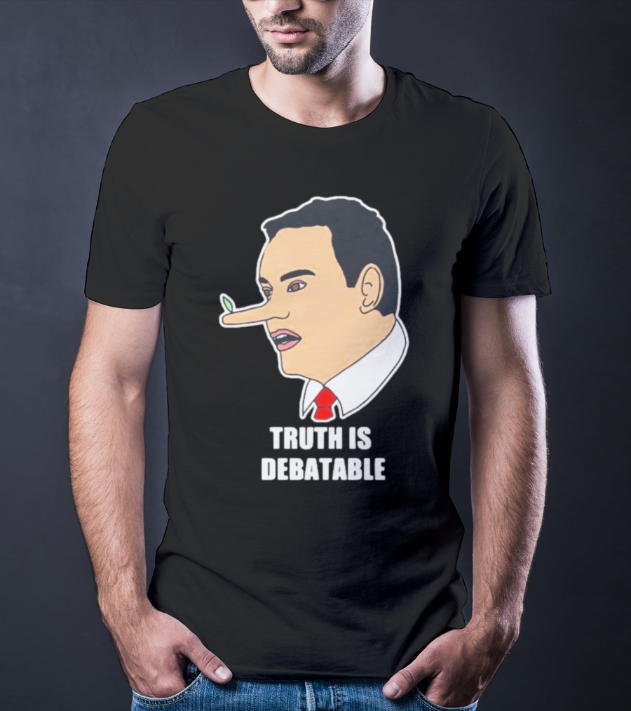 Funny George Santos Congressman Truth Is Debatable Nose T-Shirt