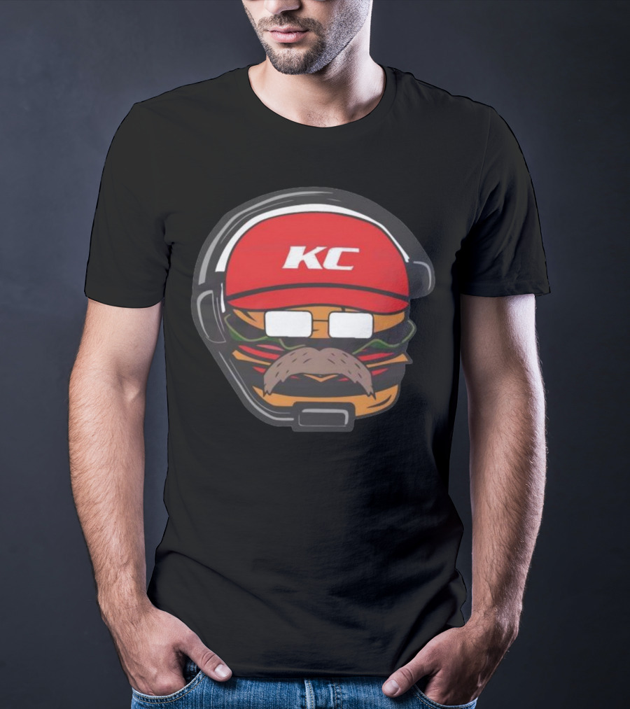 Andy Reid Hamburger KC Kansas City Chiefs T-Shirt