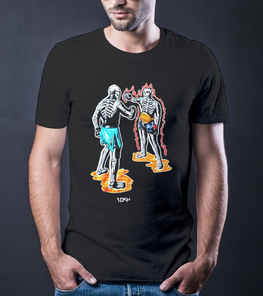 Skeletal Boxing Showdown 1DS4 Headshot Dead T-Shirt