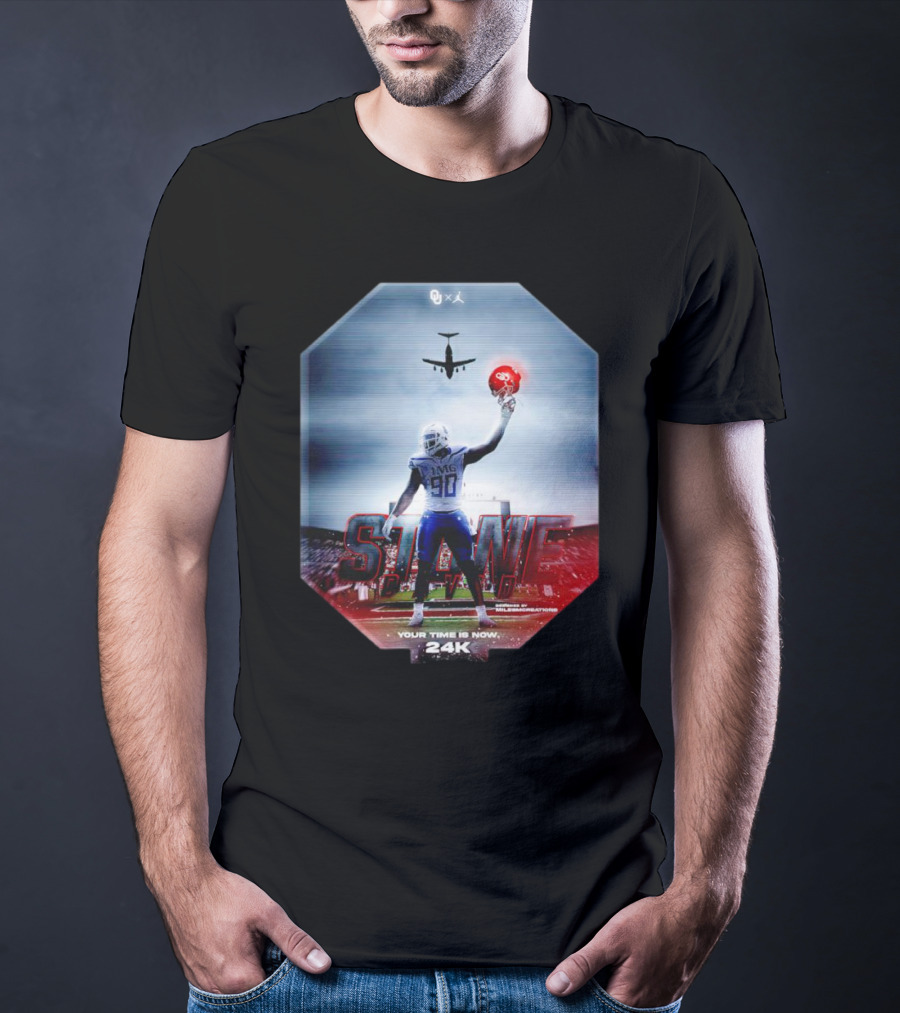 Oklahoma Sooners Stand Tall Your Time Is Now 24K T-Shirt