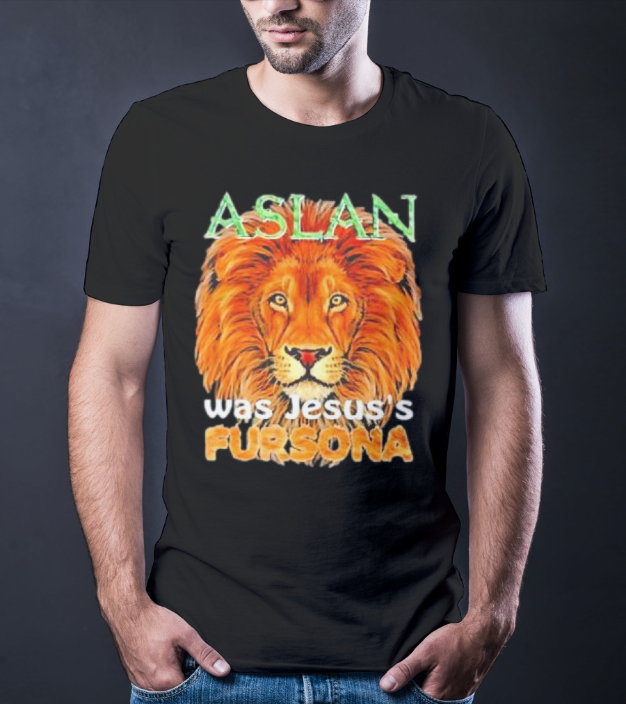 Aslan Was Jesus’s Fursona Lion T-Shirt