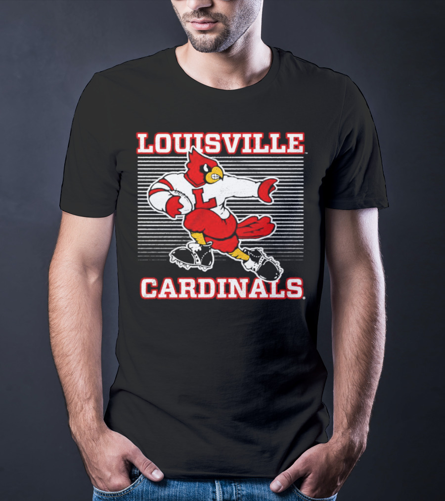 Louisville Cardinals Football Bird Heisman T-Shirt