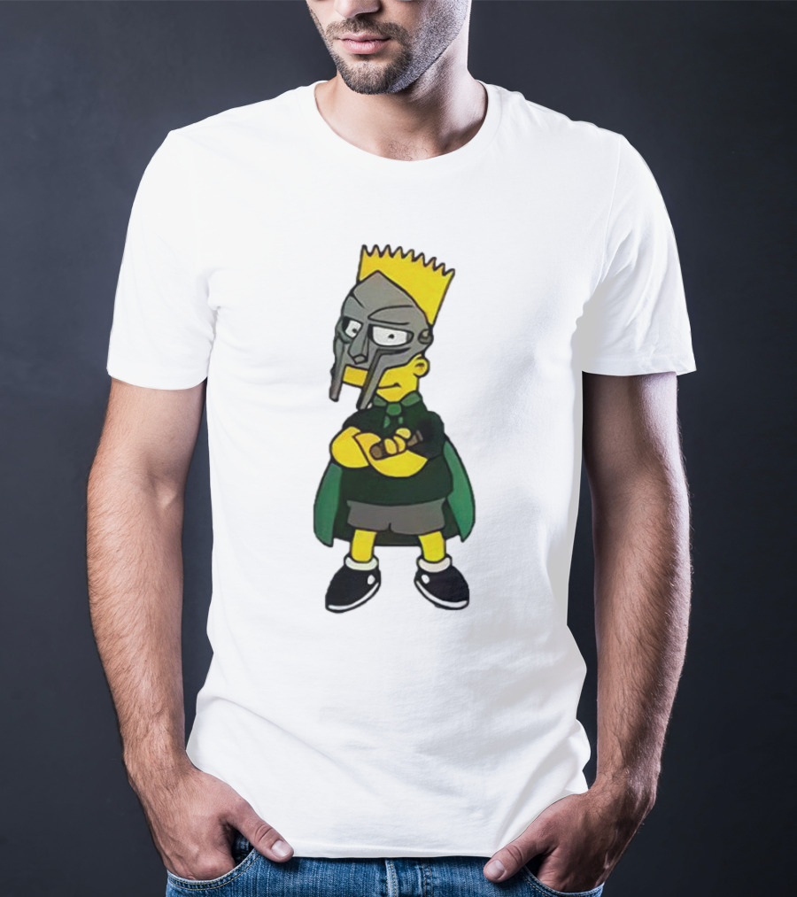 Mf Doom Bart Simpson Mask Crossover Collaboration T-Shirt