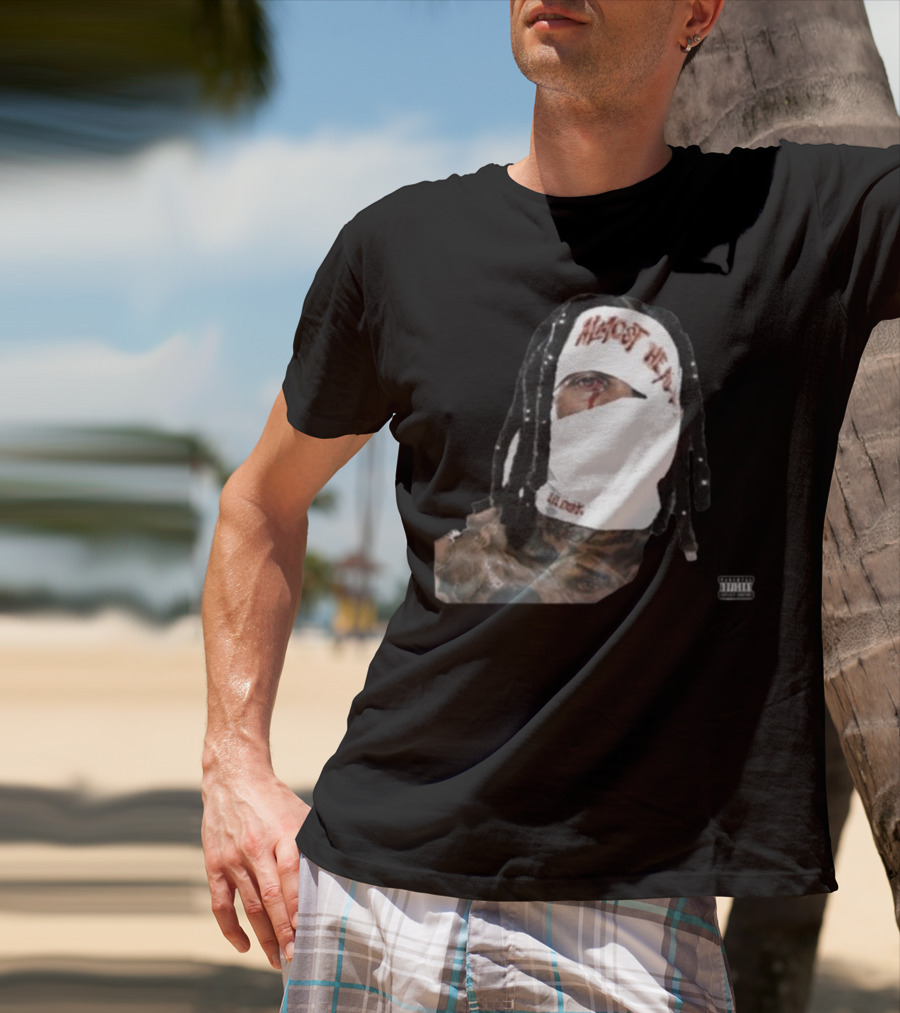 Almost Healed Lil Durk Explicit Content Masked Face T-Shirt