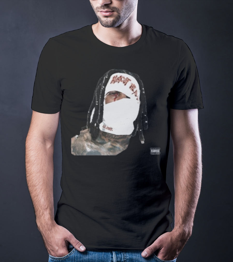 Almost Healed Lil Durk Explicit Content Masked Face T-Shirt