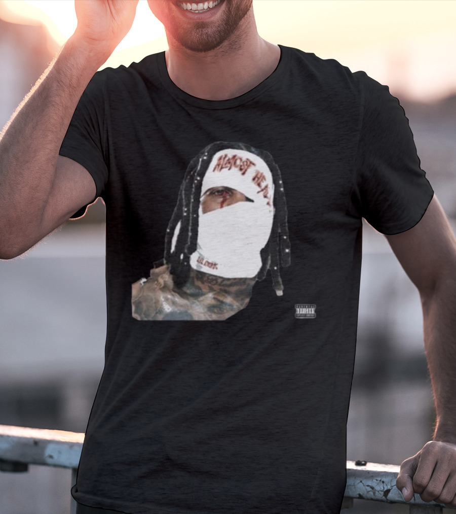 Almost Healed Lil Durk Explicit Content Masked Face T-Shirt