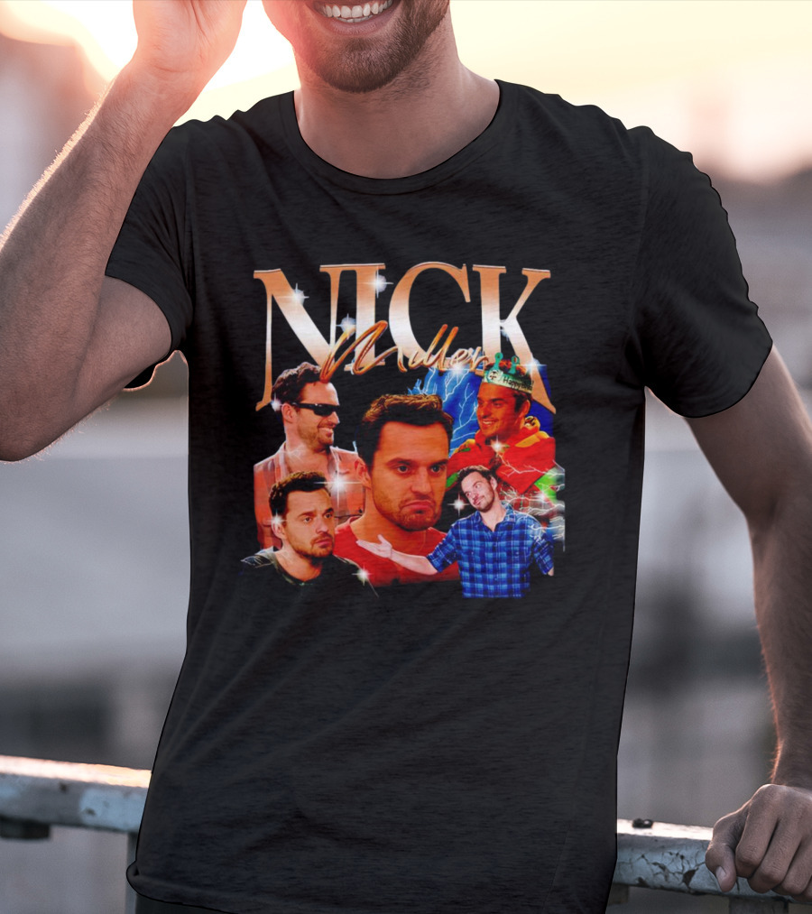 Nick Miller 90s Collage T-Shirt