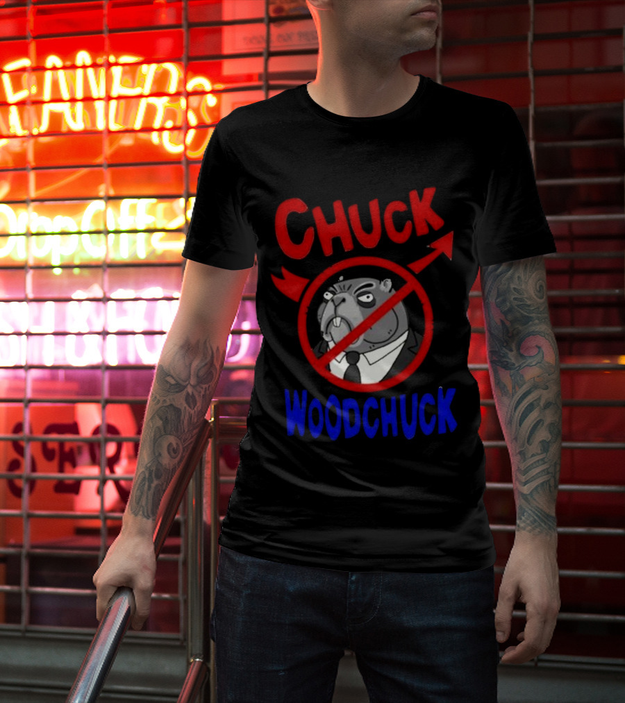 Chuck Woodchuck Bojack Horseman Stop Sign Iconic Fan Reference T-Shirt