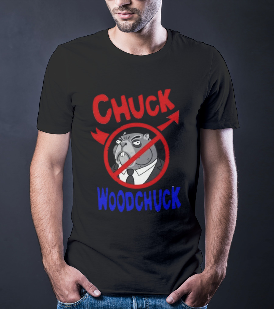 Chuck Woodchuck Bojack Horseman Stop Sign Iconic Fan Reference T-Shirt
