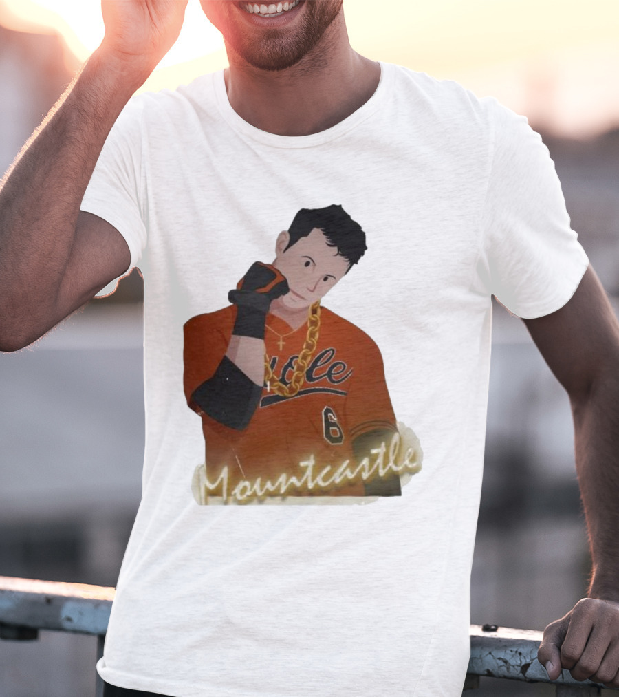 Mountcastle Neon Ryan Mountcastle Orioles Jersey Number Six T-Shirt