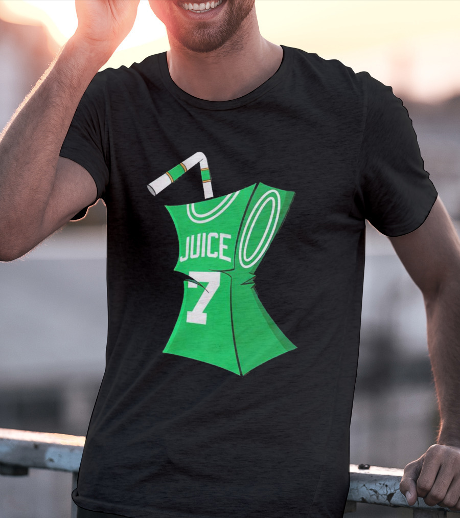 Juice Number 7 Jaylen Brown Boston Celtics Jersey T-Shirt