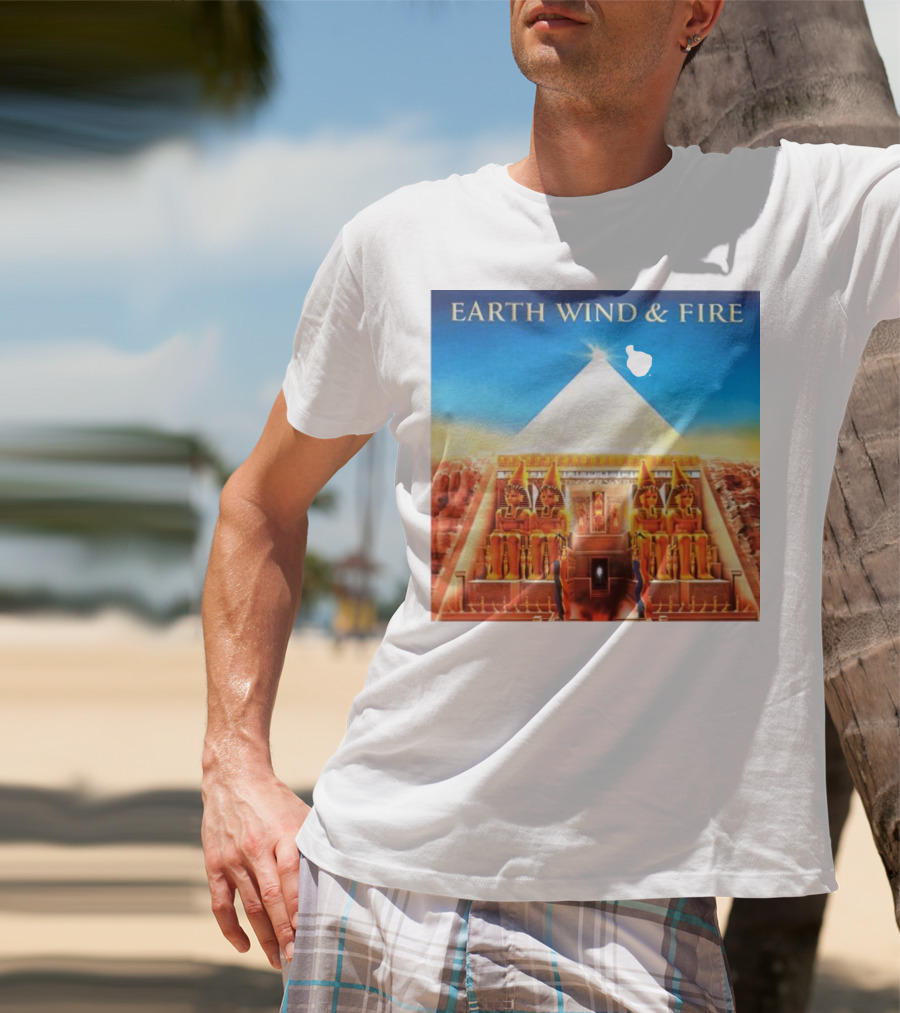 Earth Wind And Fire Pyramid And Sphinx T-Shirt