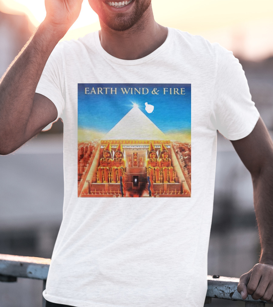 Earth Wind And Fire Pyramid And Sphinx T-Shirt