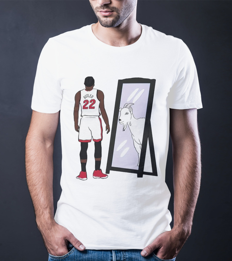 Jimmy Butler 22 Mirror Reflection Goat T-Shirt