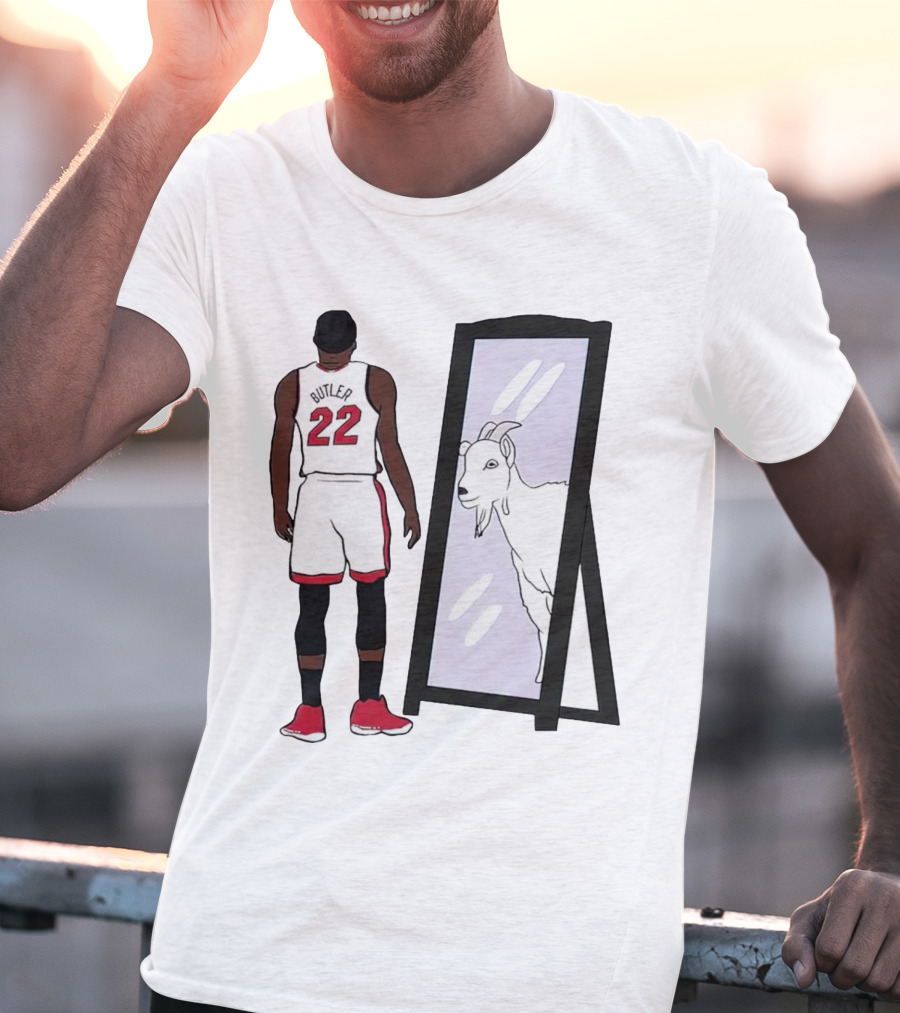 Jimmy Butler 22 Mirror Reflection Goat T-Shirt