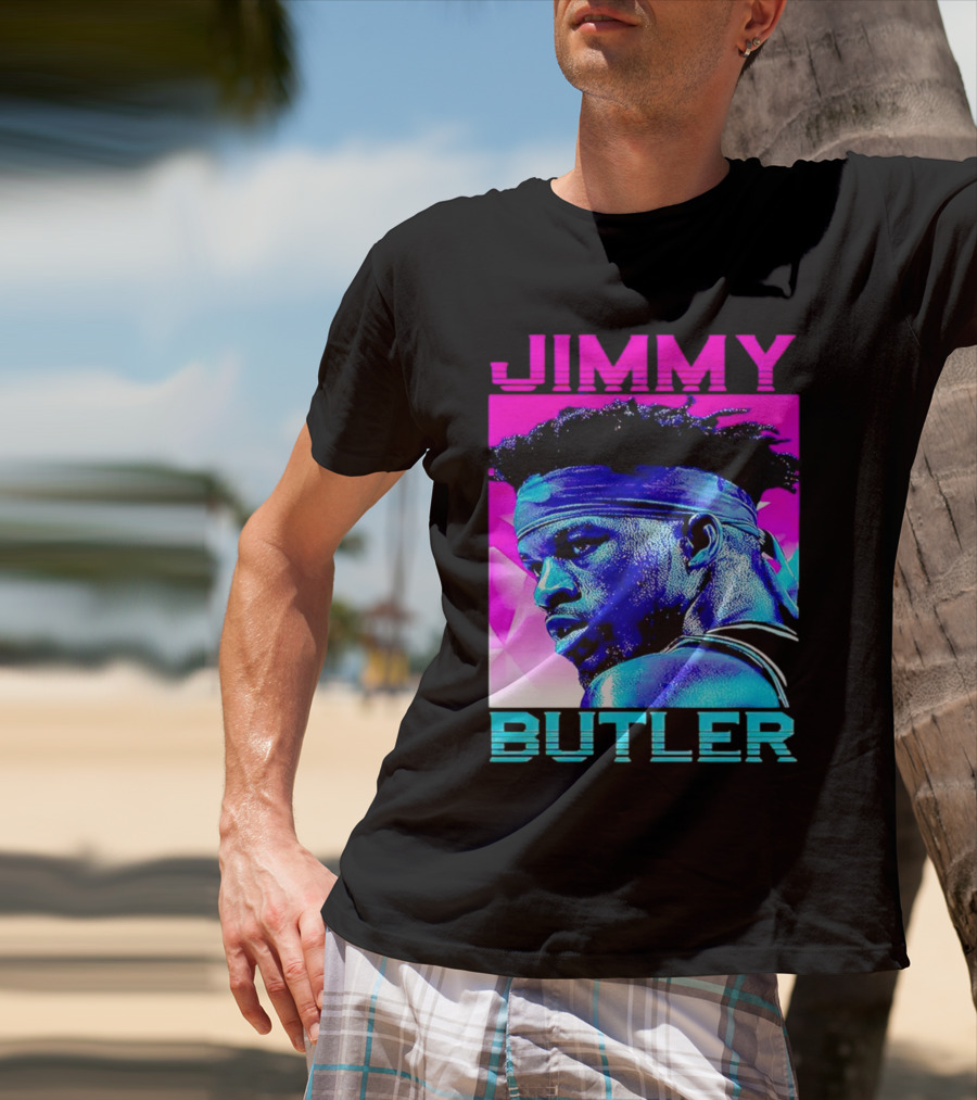 Jimmy Butler Retro Neon T-Shirt