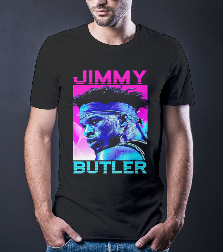 Jimmy Butler Retro Neon T-Shirt