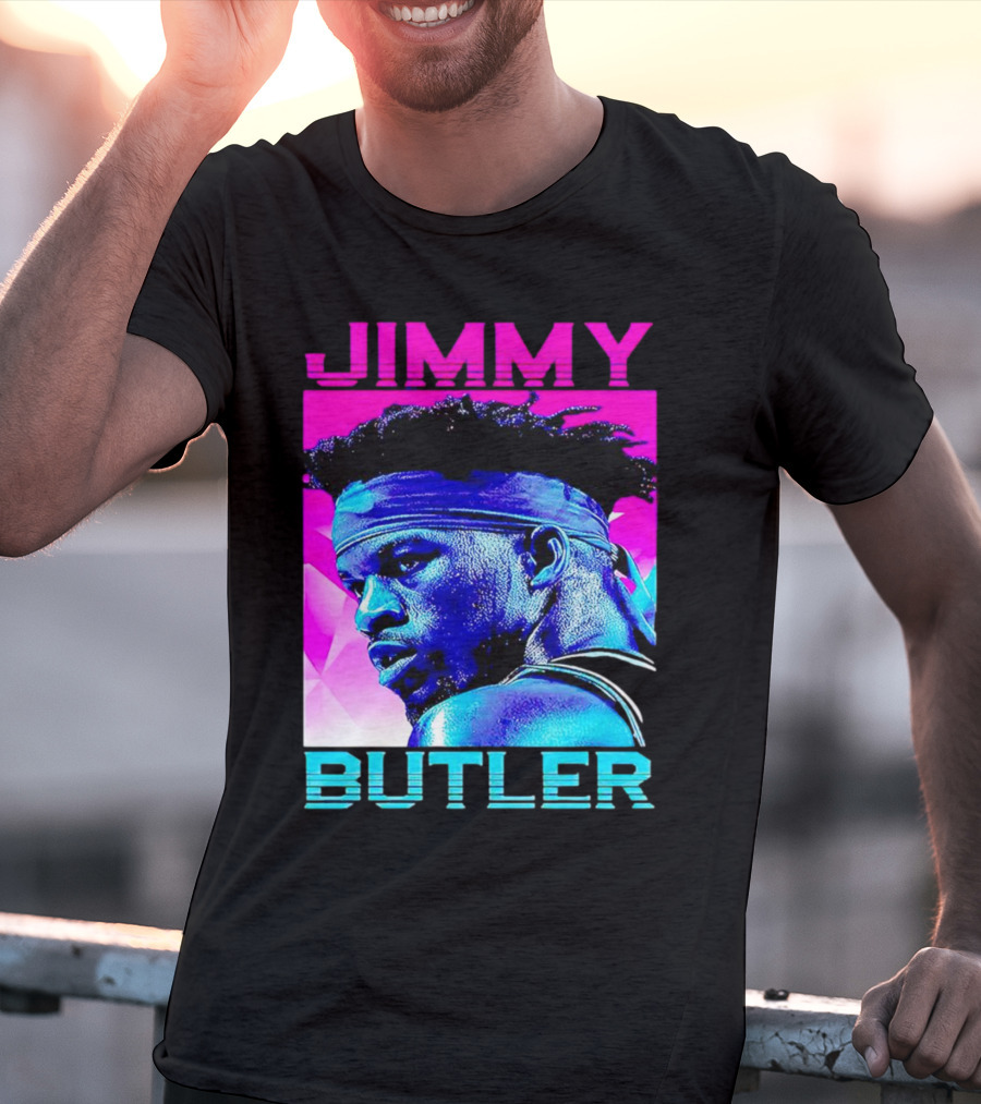 Jimmy Butler Retro Neon T-Shirt