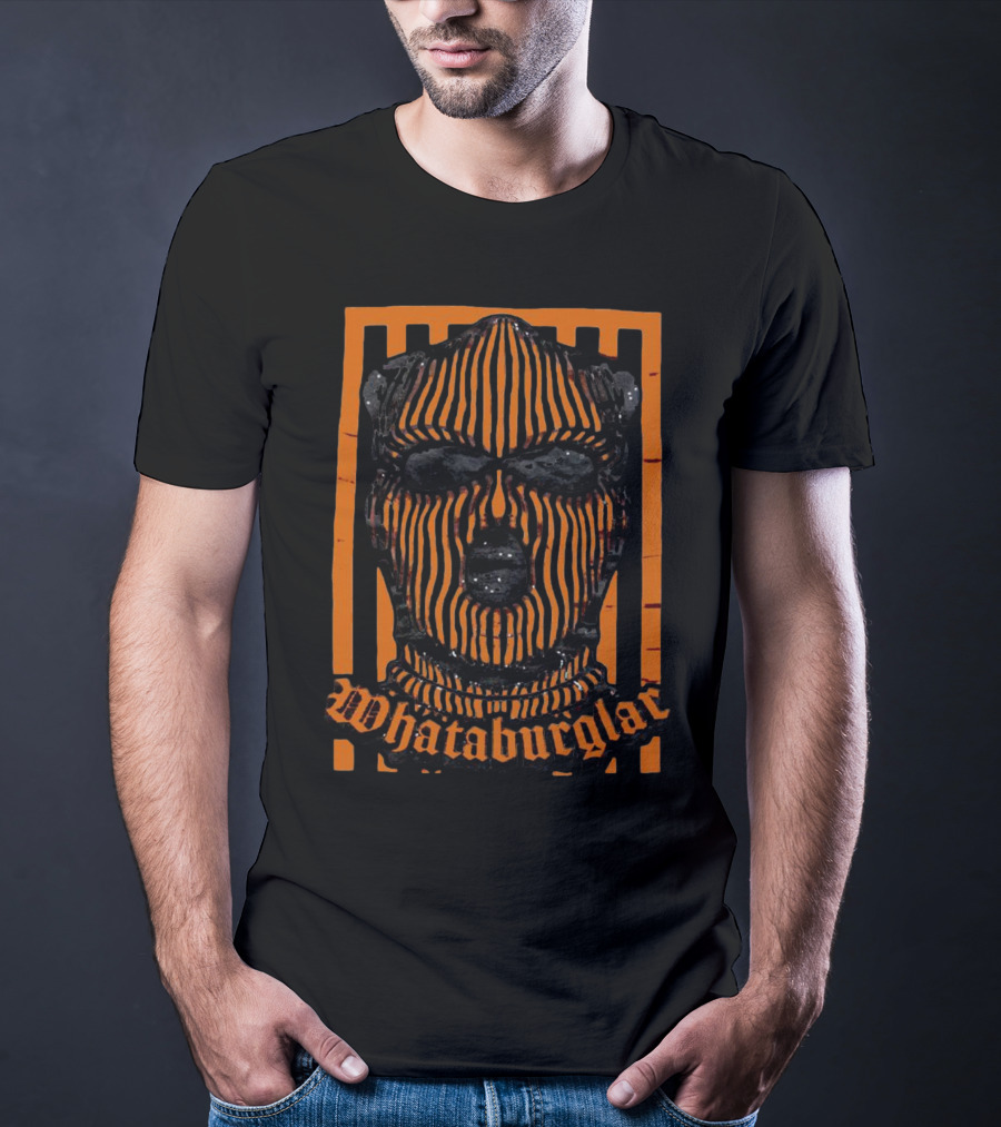 Whataburglar Striped Masked Figure T-Shirt