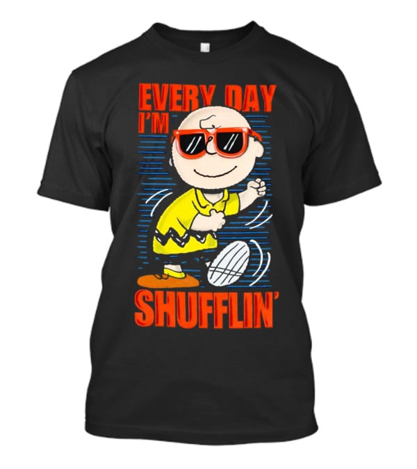 Charlie Brown Every Day I’m Shufflin’ Sunglasses Dance T-Shirt