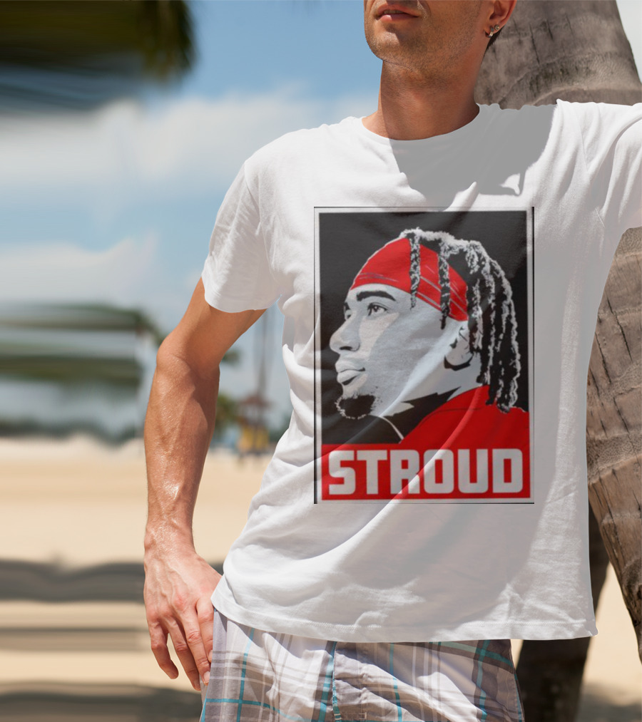 C.J. Stroud Ohio State Buckeyes Portrait Stroud T-Shirt